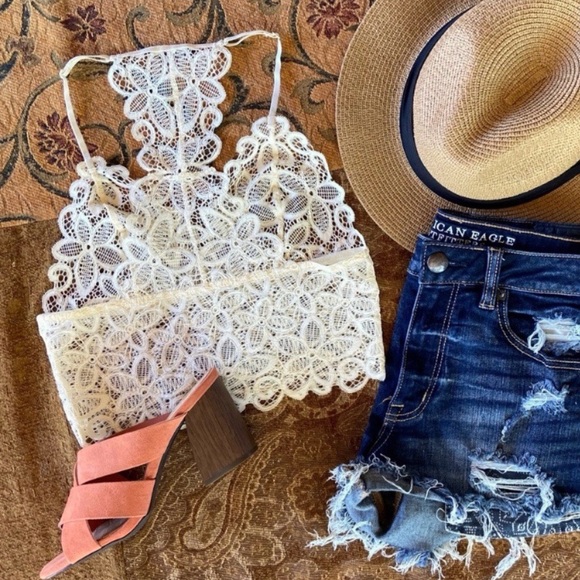 ⭐️ All Lace Boho Bralette - Beautiful (Size Large) - Picture 8 of 10